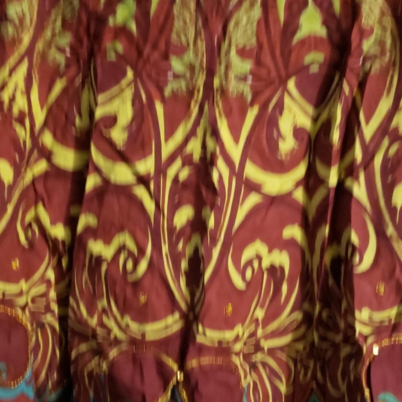 Beaded/threaded Bohemian skirt - Picture 3 of 4